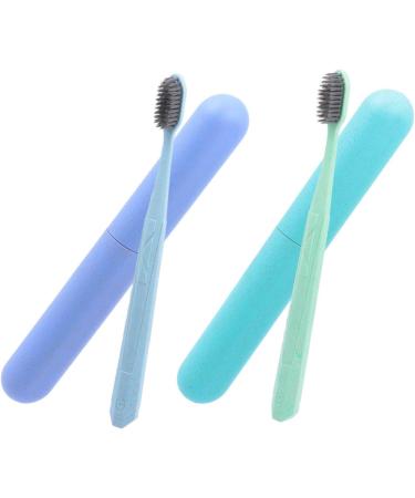 Minkissy 6-Piece Travel Toothbrush Set - Super Soft Toothbrushes for Gum Care & Tooth Cleaning - Ideal Household Gift for Travel - Buy Online on GoSupps.com