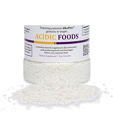 AlkaPlex Acid Reducer - 6oz Granules for Neutralizing Acid in Foods & Beverages | Shop Internationally - Buy Online on GoSupps.com