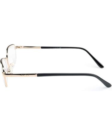 Buy Aiweijia Oval Reading Glasses for Men & Women - Vintage Round Metal Frame Rimless Design 1.5x Magnification - Buy Online on GoSupps.com