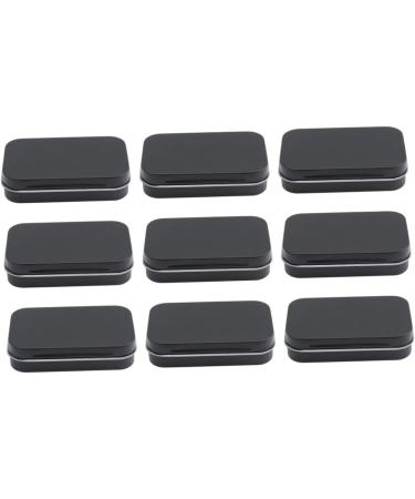 Operitacx 20pcs Box Metal Tin Cans Jewelry Box Travel Tea Household Products Size 3 Black - Buy Online on GoSupps.com