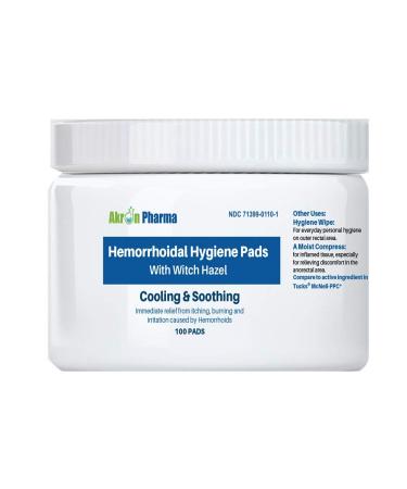 Hemorrhoidal Pads with Witch Hazel Compare to Tucks Pads