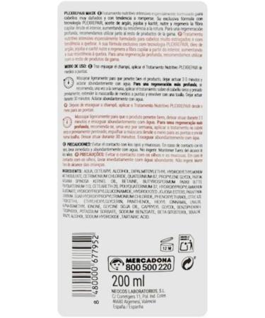 Lot de 2 masques Plex Repair pour cheveux tr s ab m s l'huile d'argan jojoba et karit 200 ml. Lot de 2 x 200 ml. Deliplus - Buy Online on GoSupps.com