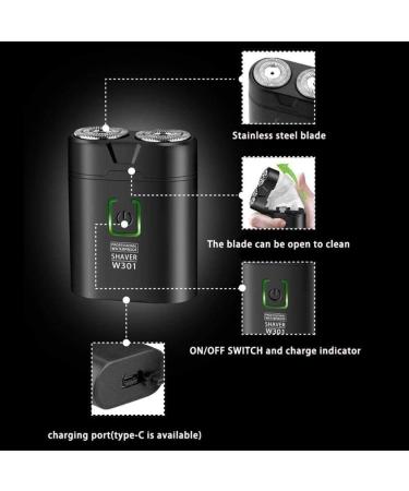 Premium Electric Razor for Men - Wet & Dry Painless Rechargeable Rotary Shaver | Ideal Gift for Travel & Home Use - Buy Online on GoSupps.com