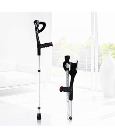 Forearm Crutches Comfort Handle 10 Gears Adjustable Lightweight Handle to Ground Height 92 Cm-115 cm Folding Stretch Adult Crutch 1pcs Lucky Star - Buy Online on GoSupps.com