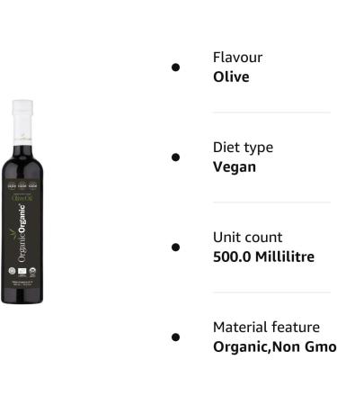 Organic Extra Virgin Olive Oil | Double Certified Cold Pressed EVOO from Greece | High Phenolic | Non-GMO & Vegan | No Pesticides - Buy Online on GoSupps.com
