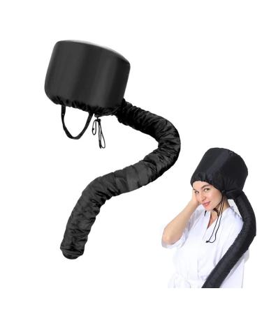 Libbdplus Attachment for hair dryer bonnet hair dryer attachment helmet drying cap salon hair dryer hood bonnet hoods for hair wrap turban hair dryer
