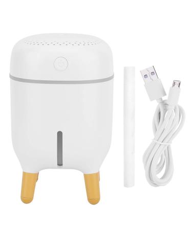 QiaNgshuAikj Mini Cute Portable Atomizing Humidifier USB Rechargeable Facial Moisturizing Sprayer Suitable for Bedroom and Office(White)