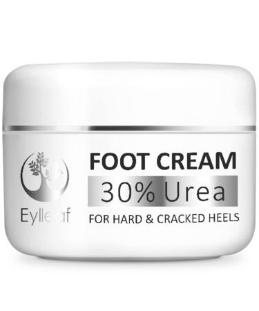 Eylleaf Foot Cream with 30% Urea - Skin Moisturiser for Dry Feet and Cracked Heels 100ml 100.00 ml (Pack of 1)