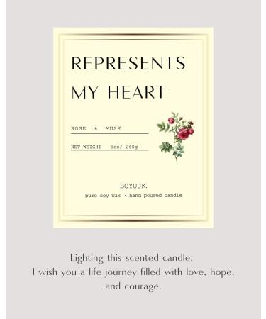 BOYUJK Scented Candles Gift Set - Perfect Valentine, Birthday, and Christmas Gifts for Her with Blessing Tags - Buy Online on GoSupps.com