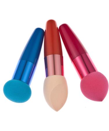Set of 9 make-up eye make-up make-up brush tools cream foundation brush contour brush sponges pumpkin cosmetic brush sponge travel - Buy Online on GoSupps.com