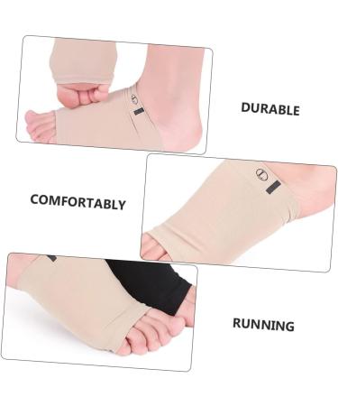 NOLITOY Arch Support Socks & Insoles for Flat Feet - 3 Pairs Gel Cushion Sleeves for Men & Women - Flatfoot Correction & Comfort - Buy Online on GoSupps.com