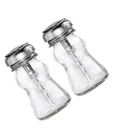 SOESFOUFU 60ml Pressure Bottle for Pump Multifunctional Leak-Proof Easy to Clean Glass