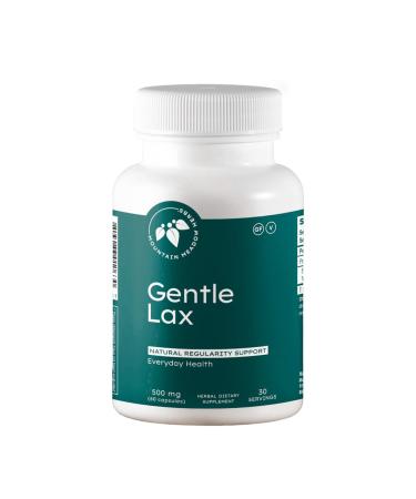 Mountain Meadow Herbs Gentle Lax Natural Herbal Laxative Gentle Relief Supports Healthy Digestion and Regularity Promotes Bowel Comfort and Detox Non-Habit Forming Colon Cleanse 500 mg (60 ct)
