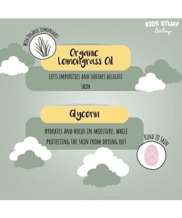 Kids Stuff Baby Shampoo 300ml - Natural & Organic | Dermatologist & Pediatrician Approved | Vegan & Cruelty-Free - Buy Online on GoSupps.com