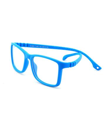Gukoo Children's glasses Classic blue light filter computer glasses clear lens glasses anti-fading anti-eye fatigue with tr90 frame color 1
