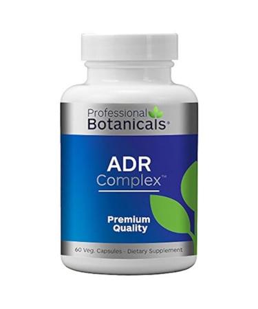 Professional Botanicals Adrenal Complex Supplement Supports Healthy Adrenal Function Stress Relief and Energy Levels 90 Vegetarian Capsules