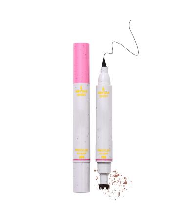 Summer freckles makeup stick faux freckles makeup pen waterproof summer freckle stamp + eyeliner durable for natural look skinfriendly for women and girls 1