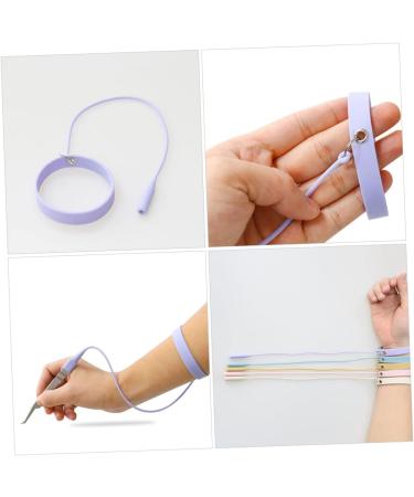 Mikinona Tweezers Silicone Bracelet Lash Tweezer Wristband Small Lash Applicator Holder Professional Tweezers Professional Eyelash Tool Convenient Eyelash Tweezer Purple - Buy Online on GoSupps.com