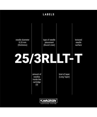 Kwadron Cartridge - 3 Tight Liner Long Taper - 30/3RLLT - Buy Online on GoSupps.com
