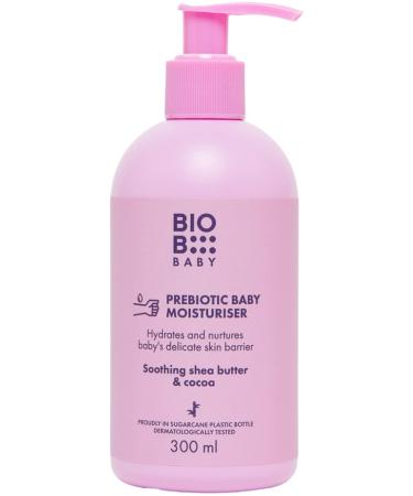 BioB Prebiotic Organic Baby Lotion For Newborn - Baby Body Lotion for Sensitive Skin - Diaper Rash Cream - Eczema Cream for Baby Acne Treatment Newborn - Cradle Cap Treatment Scalp Moisturizer - 10oz