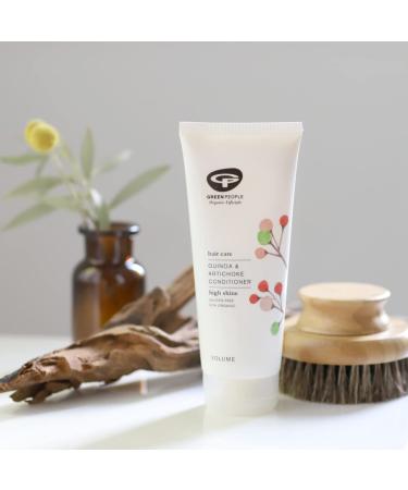 Green People Quinoa & Artichoke Conditioner 200ml | Vegan Silicone & SLS-Free | Natural Gloss for All Hair Types | Eco-Friendly Hair Care - Buy Online on GoSupps.com