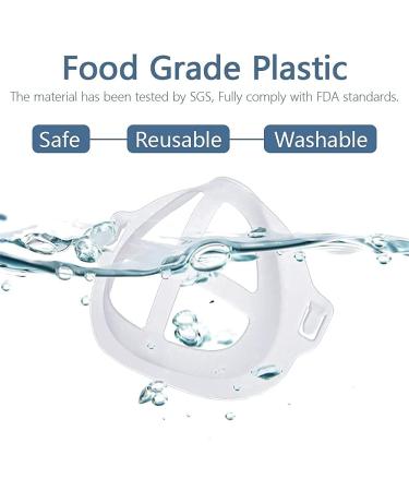 3D Mask Bracket - Face Mask Inner Support Frame for Comfortable Breathing and Lipstick Protection - Buy Online on GoSupps.com