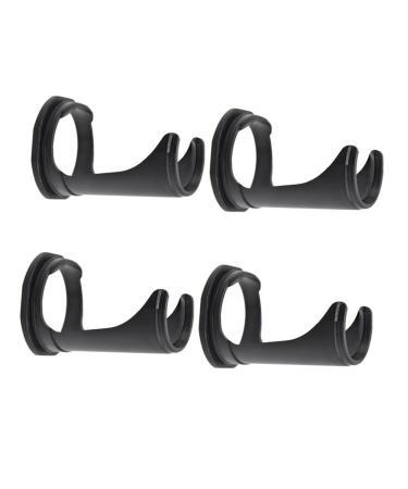 Alipis 4 pieces brush base Razor -brushed black beard brush holder Razor set for men shaving racks Rasuradoras para hombres razor brush container PP travel bread brush cosmetics