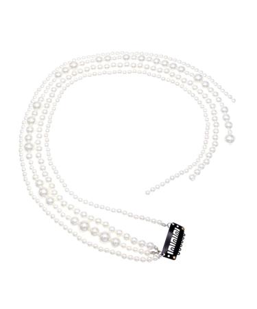 Beaupretty Pearl Hair Extensions Wedding Hair Accessories Wedding Headband Bridal Ribbon Headband Hair Vine