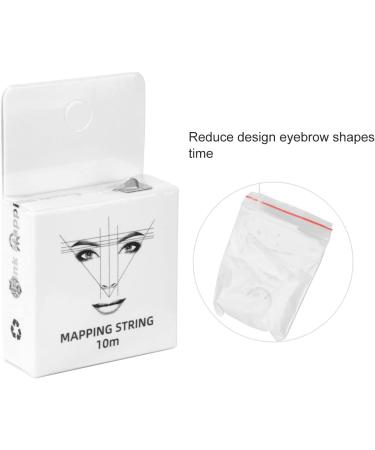 Pre Inked Eyebrow Mapping String 3pcs 32.8ft Microblading String Measurement 15ml Eyebrow Thread Line Tool Mapping Kit for Eyebrow Designers and Beginners Black White - Buy Online on GoSupps.com