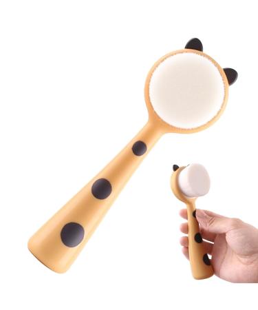 Face Wash Brush Cat Ears Manually Facial Cleanser - Facial Cleansing Brush Face Exfoliator Blackhead Pore Pad Face Wash Brush for Cleaning Skin