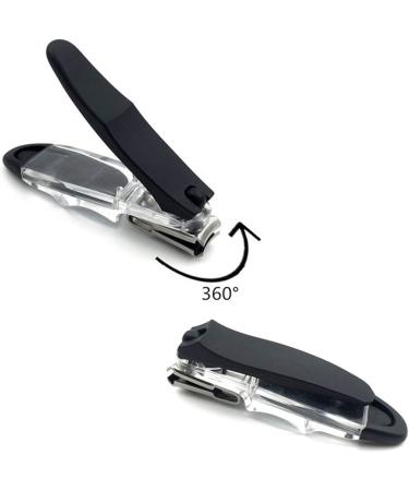 VIEEL 360 Degree Rotary Nail Clipper | Stainless Steel Sharp Blade Trimmer and Cutter Toe Nail Clipper - Ergonomic Design for Easy Fingernail and Toenail Trimming - Buy Online on GoSupps.com