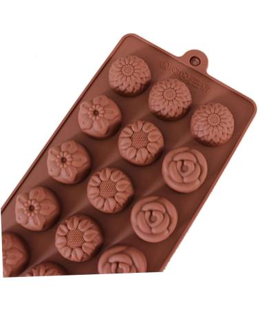 2pcs Craft Dies Pudding Mold Flower Shaped Mold Non-Stick Mold Decor Silicone Molds Chocolate Baking Molds Sphere Cake Molds Cake Baking Molds Chocolate Molds Waffles Flowers mediumx2pcs Coffeex2pcs - Buy Online on GoSupps.com