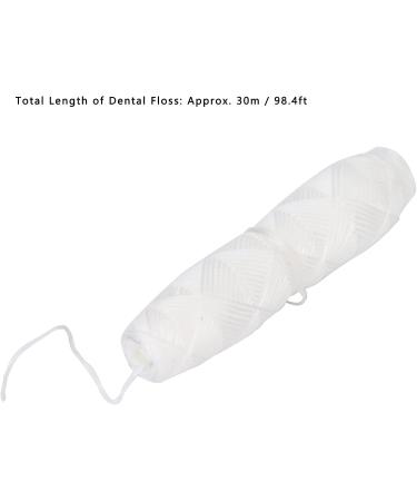 Portable Dental Floss - Refillable Container Bottle for Plaque Removal & Fresh Breath | International Shipping - Buy Online on GoSupps.com