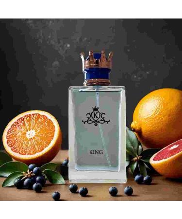 King&Aqua Deep Blue Men Cologne Set Eau De Parfum Spray For Men Fruity Notes Enriched By A Strong Woody Based Fragance Ideal for Day Wear - 3.4 Fl Oz - Buy Online on GoSupps.com