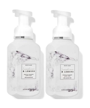 Bath & Body Works Gentle Foaming Hand Soap in Sunshine & Lemons (2 Pack) Aloe Vera 8.75 Fl Oz (Pack of 2)