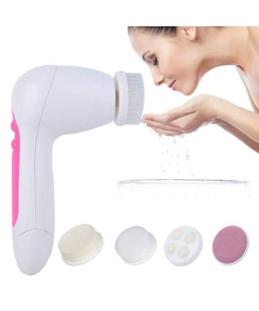 Pink Facial Cleansing Brush for Women Multifunctional Electric Skin Care Tool for Pore Cleaning - Buy Online on GoSupps.com