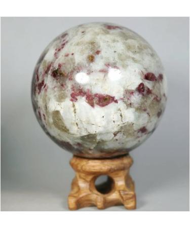 Natural Crystal Rough Natural Red Tourmaline Quartz Crystal Stone SphereBall - Buy Online on GoSupps.com