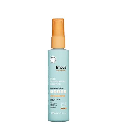 Imbue Curl Nourishment Oil for Curly Hairs 3.3 fl oz - Vegan Curly-Girl Compliant Curls Styling Product