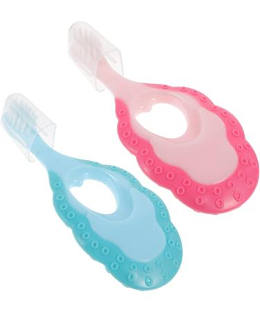 FRCOLOR 6 Pcs Baby Toothbrush Set - Soft Bristles & Teething Tool for Sensitive Gums | Travel-Friendly Kids Toothbrushes & Accessories - Buy Online on GoSupps.com