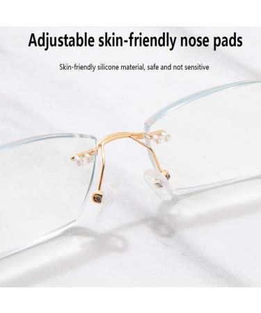 Bezax Ultra-Light Frameless Cutting Glasses | Anti-Fatigue Multifocal Computer & Reading Glasses for Seniors | Anti-Blue Light | International Shipping - Buy Online on GoSupps.com
