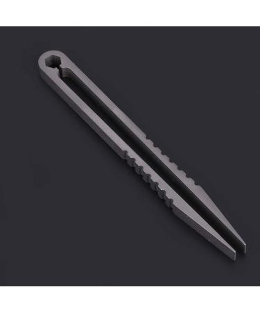 Mini Tweezers Portable EDC Alloy Tweezers Outdoor Survival Tweezers for Outdoor Survival Camping Travel Junkies - Buy Online on GoSupps.com