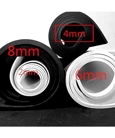 Labzhang Black EVA Foam Cosplay Sheet 2mm - 14x39 Inches, Ultra-High Density Craft Foam, 80 kg/m3 Density - Buy Online on GoSupps.com