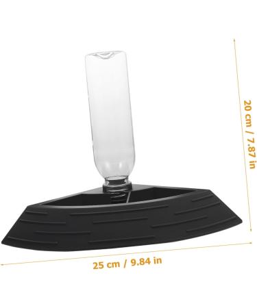 BUGUUYO Turtle Drinker Lizard Water Bowls Automatic Lizard Waterer Pet Food Feeder Reptile Reptisoil Plastic 17X17X3.5CM Black - Buy Online on GoSupps.com