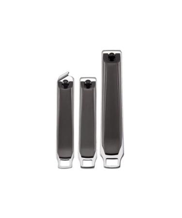 HCHGJKN Nail Clippers 3-piece Set Stainless Steel Nail Art Clippers Manicure Set Tool Manicure Oblique Mouth Nail Clippers Large Nail Clippers