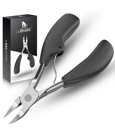 Lebr ke nail clippers for thick and ingrown nails - toenail clippers nail scissors - also for fingernails