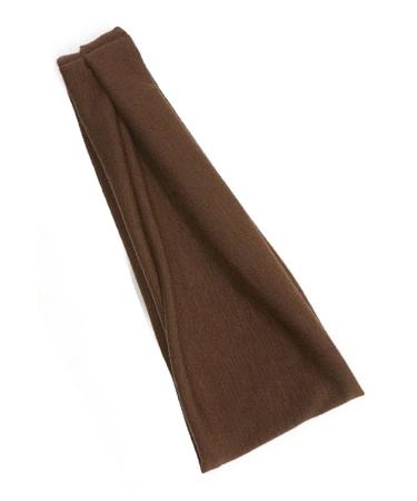 Mytoptrendz Wide Headband Womens Workout Soft Non Slip Elastic Fabric Hair band Mens Bandeau For Sports Gym Hair Wrap Girls Hair Styling Accessories (Brown)