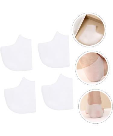 FRCOLOR 4pcs Heel Silicone Pads - High Heel Insoles & Toe Protectors for Men & Women | Anti-Crack Cushioning - Buy Online on GoSupps.com