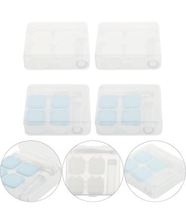 Solustre Colored Contact Lenses Kit - 4 Lens Cases Makeup Mirror & Travel Container - Perfect for Eye Care & Cosmetic Use - Buy Online on GoSupps.com