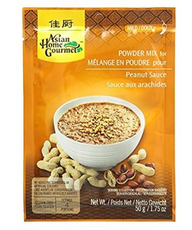 Asian Home Gourmet Peanut Sauce Mix 1.75-Ounce Pouch (Pack of 3)