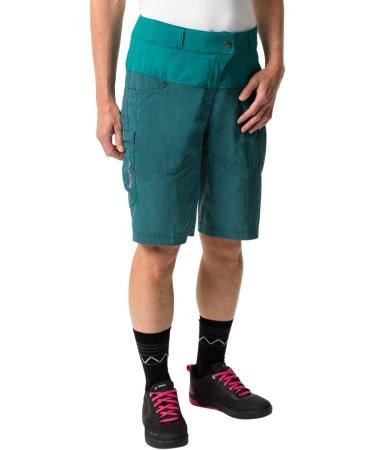 VAUDE Women's Qimsa Shorts 42 - Mallard Green | Eco-Friendly Outdoor Apparel for Women - Buy Online on GoSupps.com
